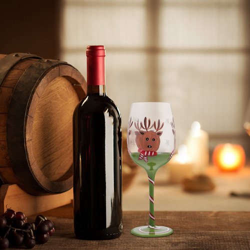 Copa De Vino Navideña, Copa De Vino Para El Hogar, Cóctel De