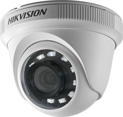 Camara Domo Hikvision 2 Mp 1080p Turbo Hd Plastica Blanca