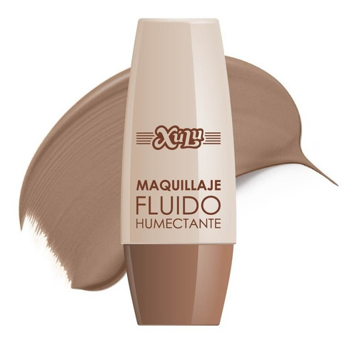 Maquillaje Fluido Humectante En Pomo Xúlu Cosméticos Z171