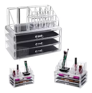 Organizador Maquillaje Acrilico Porta Cosméticos Premium Gde