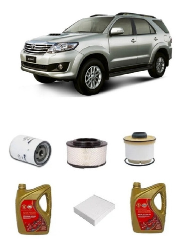 Kit De Filtros Y Aceite Toyota Sw4 3.0 Desde 2005 Al 2015 