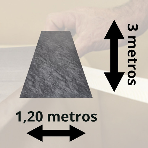 Revestimento Para Formica Marmore Cinza Domus Tx 1,20m X 3m
