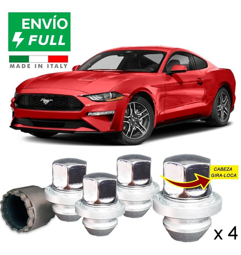 Birlos Seguridad Galaxylock Mustang V8 Tm Envió Gratis