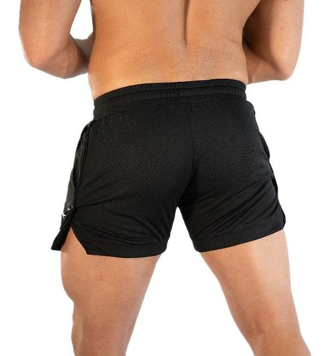 Imagen 7 de 10 de Short Deportivo Correr Elástico Corto Sexy Moda Echt Diag G