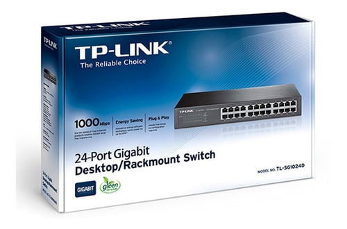 Switch Link Gigabit Ethernet Tl-sg1024d 24 Puertos 1000mbps