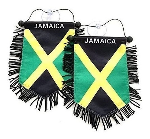 Bandera Afro Jamaicana Banderas De Jamaica Para Automóviles 