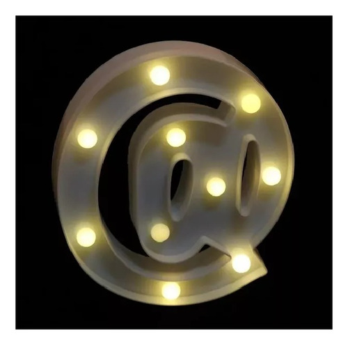 Lámpara Led Arroba Medidas Aproximadas 22 X 19 Cm
