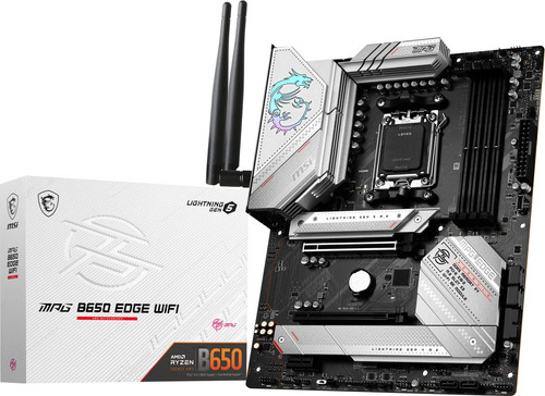 Placa Madre Msi Mpg B650 Edge Wifi Gaming Atx Ddr5 Am5 Negro