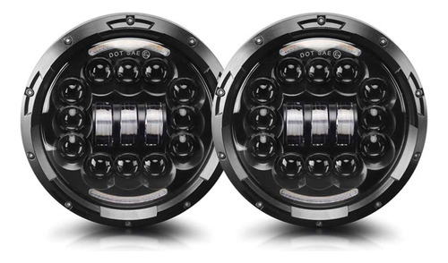 Faros Led Redondos De 7in P/jeep Liberty Pair 2003