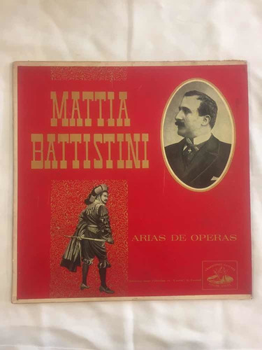 Disco Vinilo Lp Mattia Battistini Angel Arias De Operas