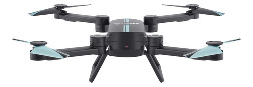 Drone Wi-fi Abatible Plegable Cámara Drones Dron-300 Steren Color Negro Y Azul