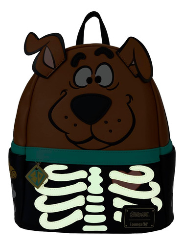 Minimochila Loungefly Scooby Doo Skeleton Glow