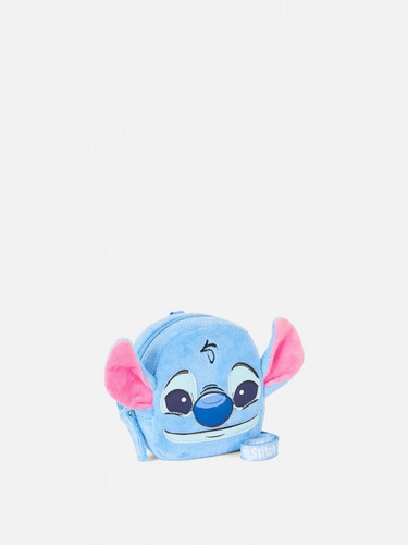 Bolsito/monedero Stitch Primark Original Azul Claro Lisa Níquel Azul Claro