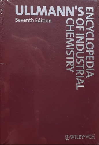 Ullmann's Encyclopedia Of Industrial Chemistry, De Ullmann´s. Editora Wiley-vch, Capa Dura Em Inglês, 2011