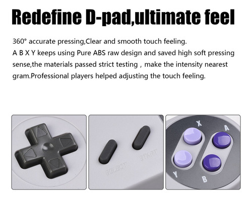 Controladores Usb Clásicos Snes Para Juegos Retro Con Cable