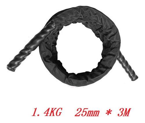 Corda De Salto Ponderada Pesada Jumprope Black Upgrade