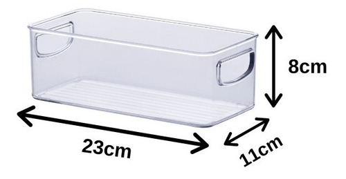 Organizador Multiuso Diamond Cristal Paramount 6 Peças 1074