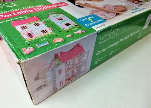 Teamson garden cottage portable dollhouse 2025