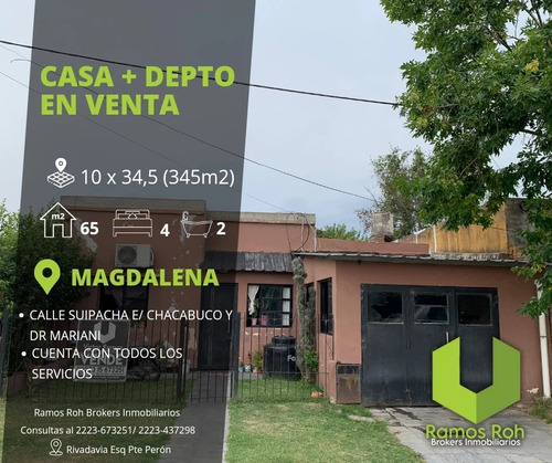 Vendo Casa + Depto En Suipacha E/ Chacabuco Y Dr Mariani, Magdalena