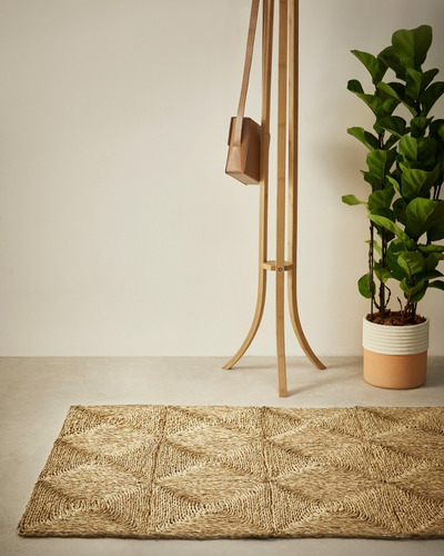 Tapete Decorativo Sala Quarto Cozinha Em Fibra Natural Boho