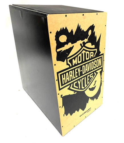 Cajon Spanking Harley Natural Acustico Novo Original