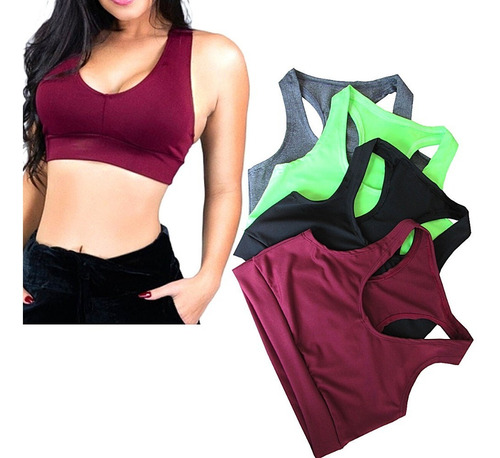 Imagem 9 de 10 de Kit 10 Top Academia Fitness Nadador Casual Roupas Femininas