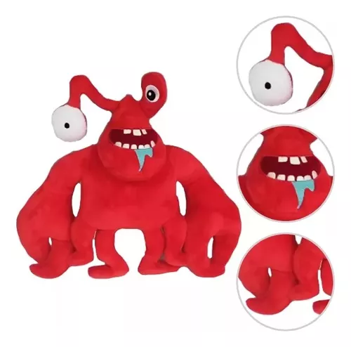 Pelúcia Creche do Banban Boneco Monstro Vermelho Banban 25cm