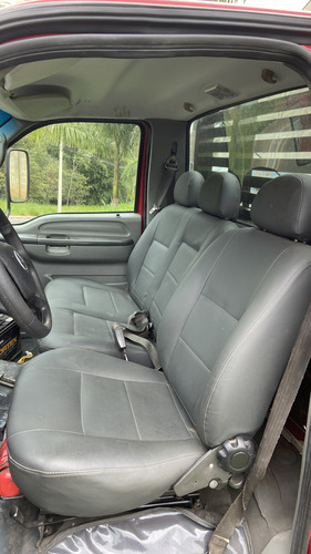 Ford F 350 Ano 2002 Vermelha Carroceria Madeira