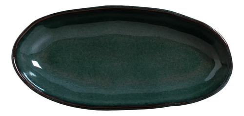 Conjunto c 4 travessas oval funda grande orgânico oceano 32x16cm 650ml Porto Brasil