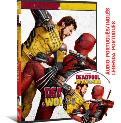 Dvd Deadpool & Wolverine (2024) Audio: Português / Inglês