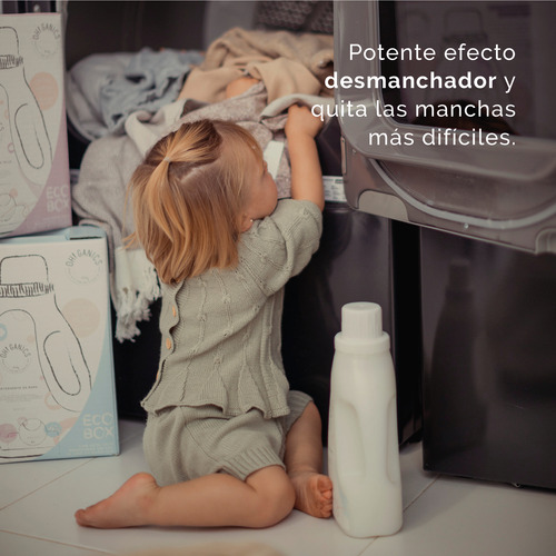 Detergente Telas Ecobox De Ohganics 5 Litros Natural Bebes