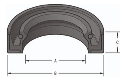 Reten Para Aceite 40x62x12 De Nitrilo (Usado)