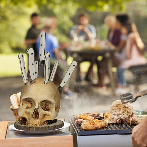 Y Soporte Para Cuchillos De Calavera Genérico Para Cocina