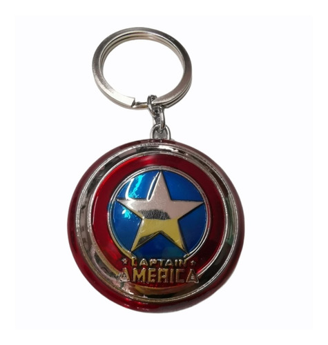 Llavero Super Héroes Los Avengers Escudo Capitán América