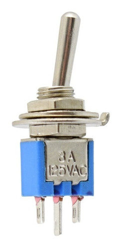 10x Chave Alavanca Smts-102 Interruptor Mini 3 Terminais 3a