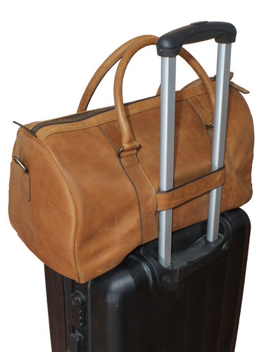 Imagen 6 de 6 de Maleta De Viaje Duffle Bag Piel Genuina Mod. Bacalar