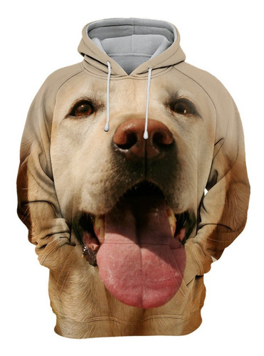 Sudadera Con Capucha 3d Printing Labrador Dog Edición Limita