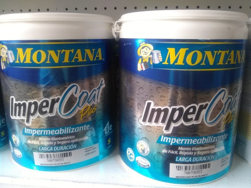 Pintura Impermeabilizante Montana Impercoat Blanco (clase A)