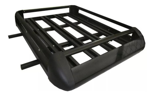 Combo Portaequipajes Aluminio Rack Con Barras Negras - 80k