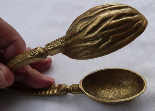 Monijor62-antiguo Coleccion Nuez Rompe Nueces Bronce (Usado)