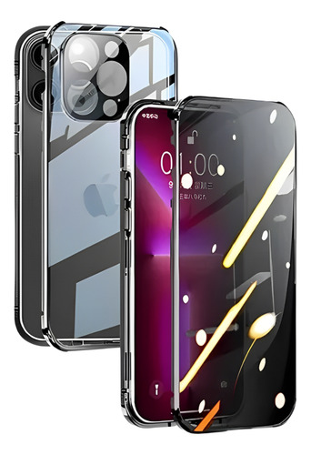 Case Capa Magnética Privacidade Para iPhone Proteção Camera