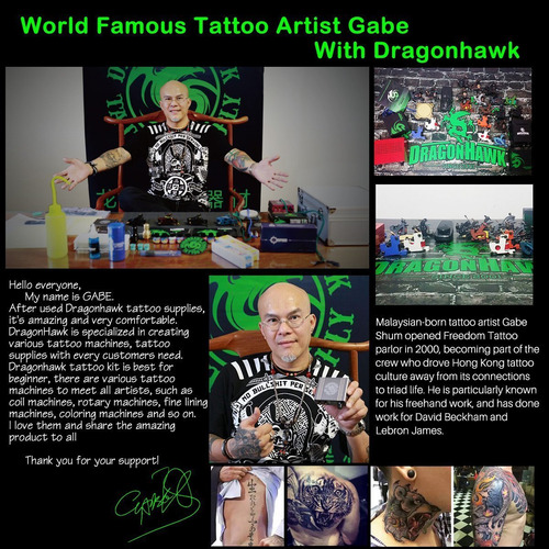 Dragonhawk Kit Completo De Tatuaje D139gd Mmg
