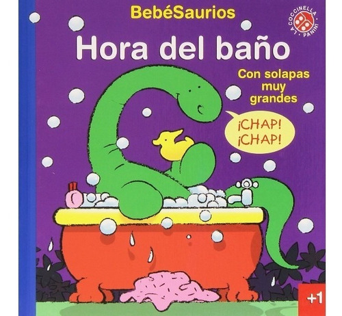 Libro Hora Del Baño, Colección Bebesaurios, Dinosaurios