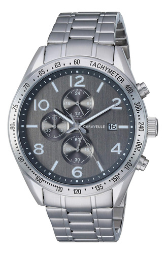 Caravelle By Bulova Sport Chronograph Mens Acero Inoxidable,