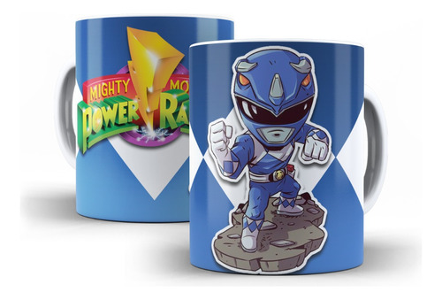 Taza De Cerámica Power Rangers Comics Premium En Caja