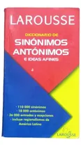 Comprar Diccionario Larousse De Sinónimos Y Antónimos E Ideas Afines