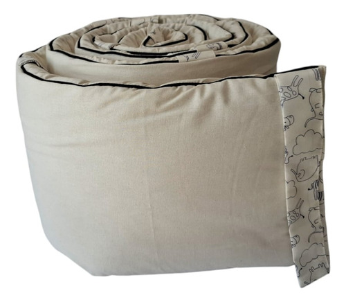 Juego De Cuna 4 Piezas Jungle Animalitos 95 X 140 Cm Beige