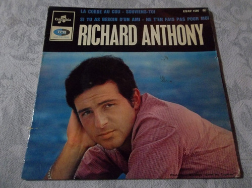 Richard Anthony - La Corde Au Cou - 7 Ep Vinilo Beatles