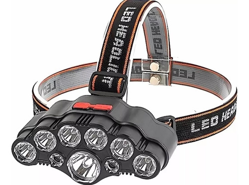 Pack 4 Linterna Frontal Luz Camping Lampara De Cabeza 9 Led