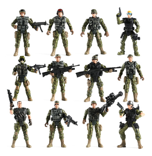 Figuras De Acción De Soldados Del Ejército Para Hombres, .